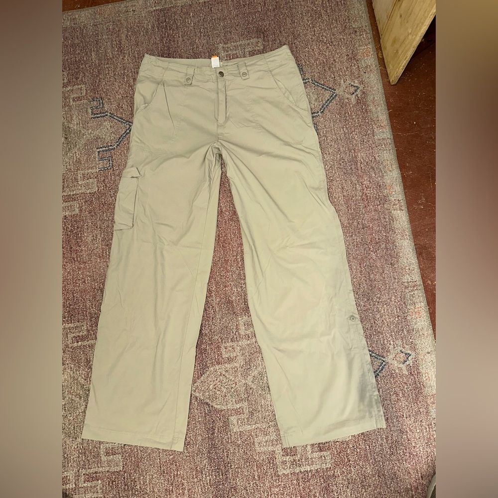 Lucy hiking active hiking vented pants khaki size 12 soft lightweight - Picture 1 of 8
